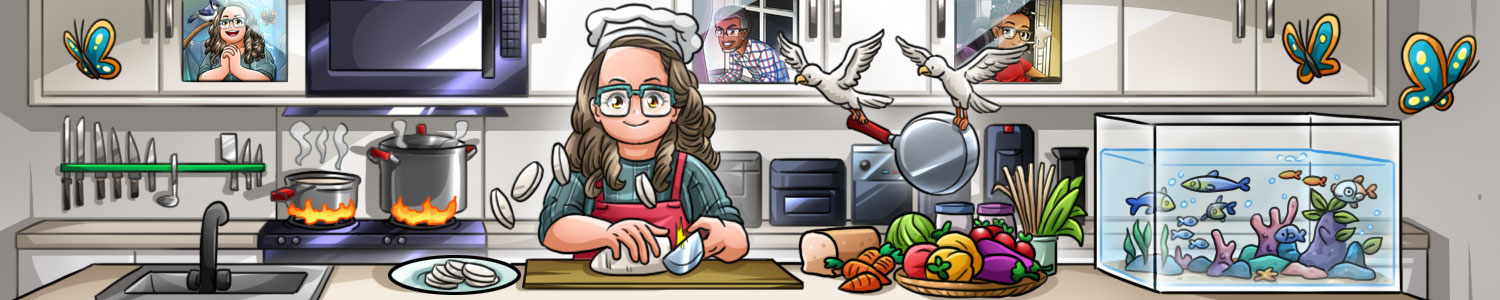 Just Cook hero banner by Christine Oei